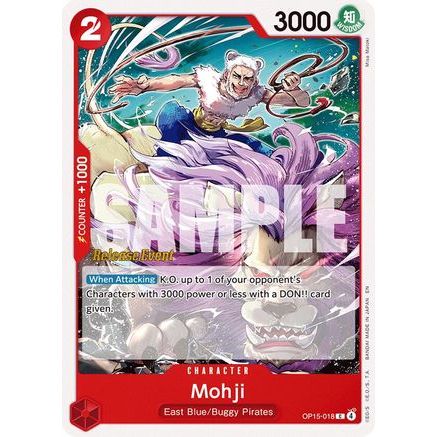 Mohji (OP15-018) - Adventure on Kami's Island Release Event Cards