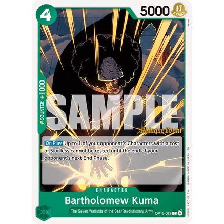 Bartholomew Kuma (OP15-029) (OP15-029) - Adventure on Kami's Island Release Event Cards