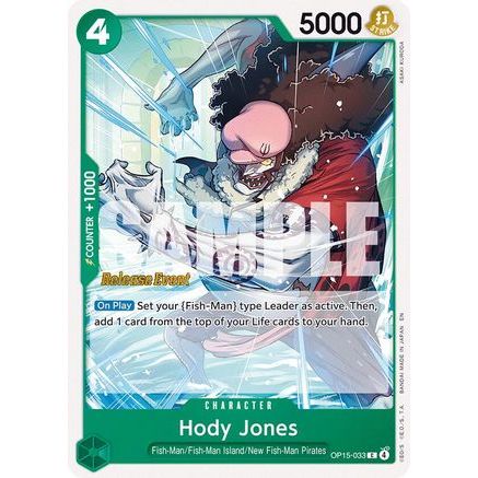 Hody Jones (OP15-033) - Adventure on Kami's Island Release Event Cards
