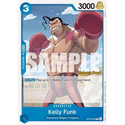 Kelly Funk (OP15-043) - Adventure on Kami's Island Release Event Cards