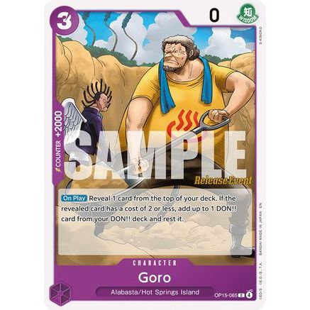 Goro (OP15-065) - Adventure on Kami's Island Release Event Cards
