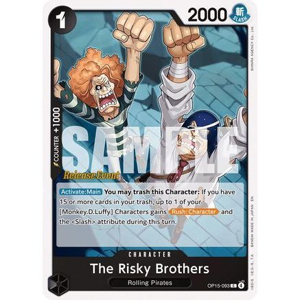 The Risky Brothers (OP15-093) - Adventure on Kami's Island Release Event Cards