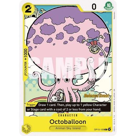 Octoballoon (OP15-106) - Adventure on Kami's Island Release Event Cards