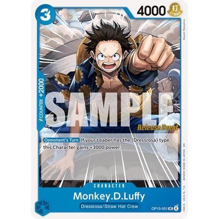 Monkey.D.Luffy (OP15-051) (OP15-051) - Adventure on Kami's Island Release Event Cards