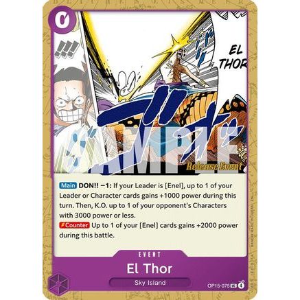 El Thor (OP15-075) - Adventure on Kami's Island Release Event Cards