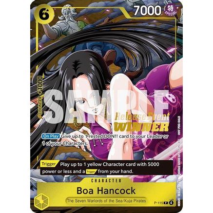 Boa Hancock (OP15 Release Event Winner) (P-115) - One Piece Promotion Cards Foil