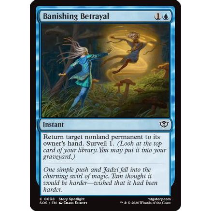 Banishing Betrayal (SOS-038) - Secrets of Strixhaven Foil