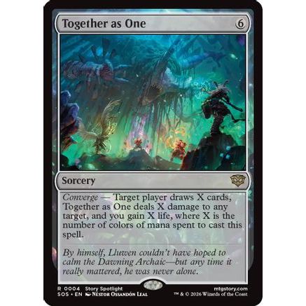 Together as One (SOS-004) - Secrets of Strixhaven Foil