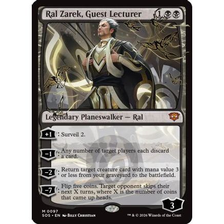 Ral Zarek, Guest Lecturer (SOS-097) - Secrets of Strixhaven Foil