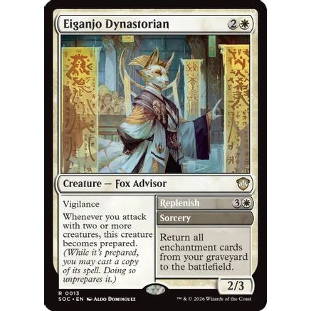 Eiganjo Dynastorian (SOC-013) - Commander: Secrets of Strixhaven
