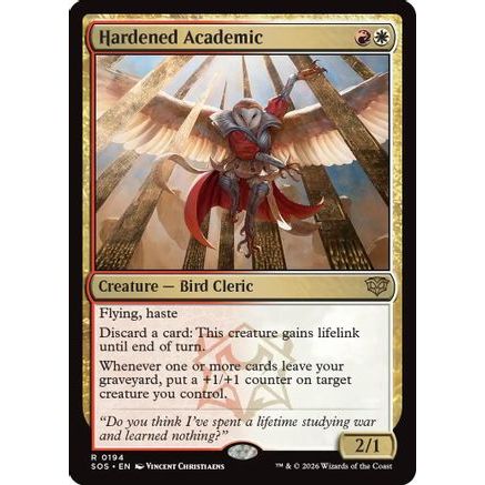 Hardened Academic (SOS-194) - Secrets of Strixhaven