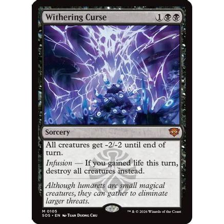 Withering Curse (SOS-105) - Secrets of Strixhaven