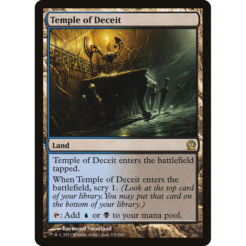 Temple of Deceit (THS-225) - Theros Foil