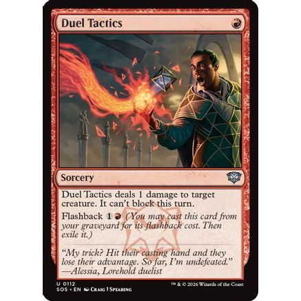Duel Tactics (SOS-112) - Secrets of Strixhaven Foil