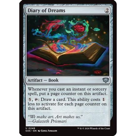 Diary of Dreams (SOS-248) - Secrets of Strixhaven Foil