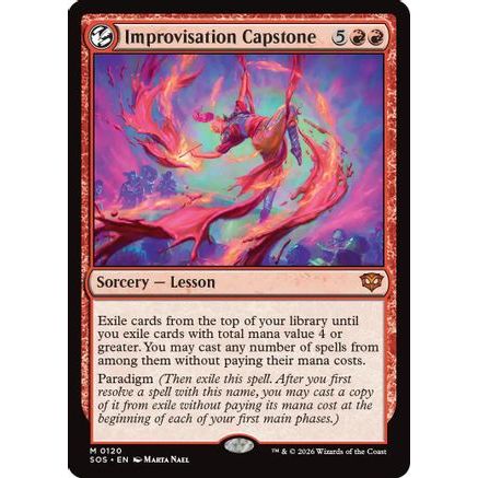 Improvisation Capstone (SOS-120) - Secrets of Strixhaven Foil