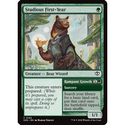 Studious First-Year (SOS-162) - Secrets of Strixhaven