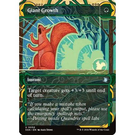 Giant Growth (SOA-052) - Secrets of Strixhaven: Mystical Archive