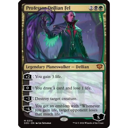 Professor Dellian Fel (SOS-214) - Secrets of Strixhaven