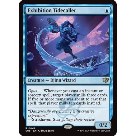 Exhibition Tidecaller (SOS-048) - Secrets of Strixhaven Foil