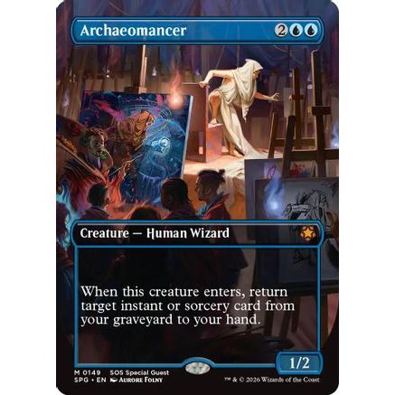 Archaeomancer (Borderless) (SPG-149) - Special Guests Foil
