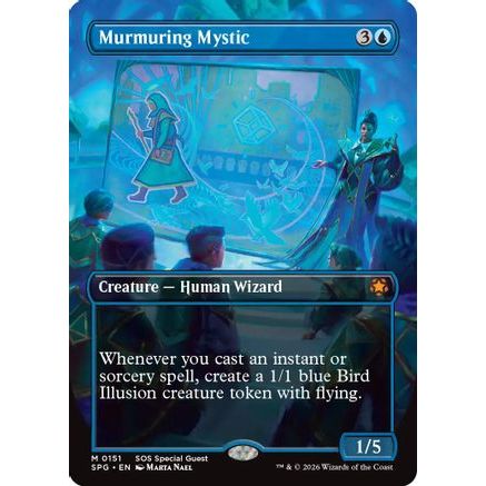 Murmuring Mystic (Borderless) (SPG-151) - Special Guests Foil
