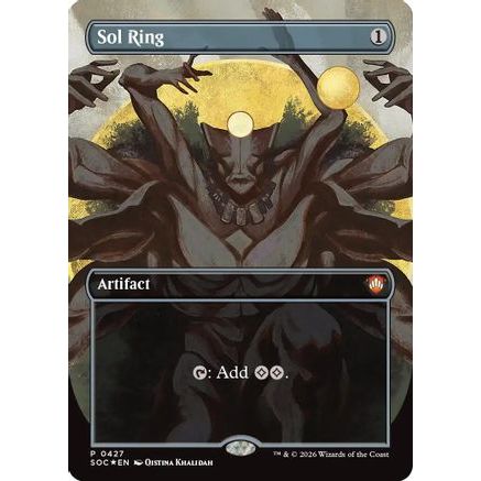 Sol Ring (Borderless) (SOC-427) - Commander: Secrets of Strixhaven Foil