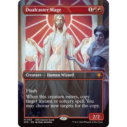 Dualcaster Mage (Borderless) (SPG-153) - Special Guests Foil