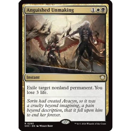 Anguished Unmaking (SOC-293) - Commander: Secrets of Strixhaven