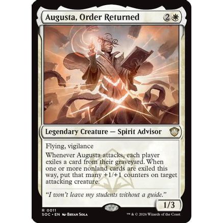 Augusta, Order Returned (SOC-011) - Commander: Secrets of Strixhaven
