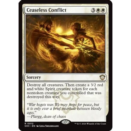 Ceaseless Conflict (SOC-012) - Commander: Secrets of Strixhaven