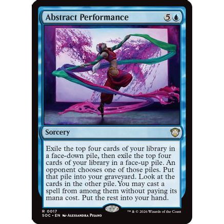 Abstract Performance (SOC-017) - Commander: Secrets of Strixhaven