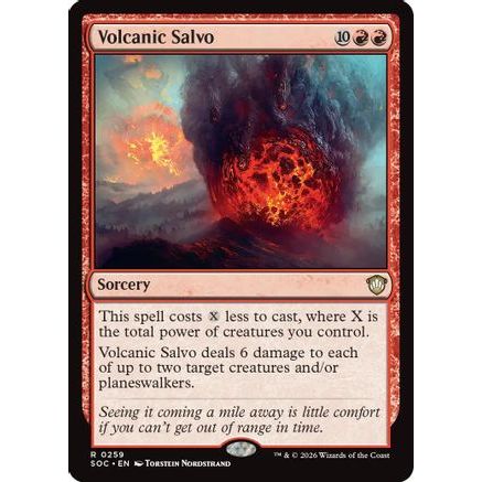 Volcanic Salvo (SOC-259) - Commander: Secrets of Strixhaven