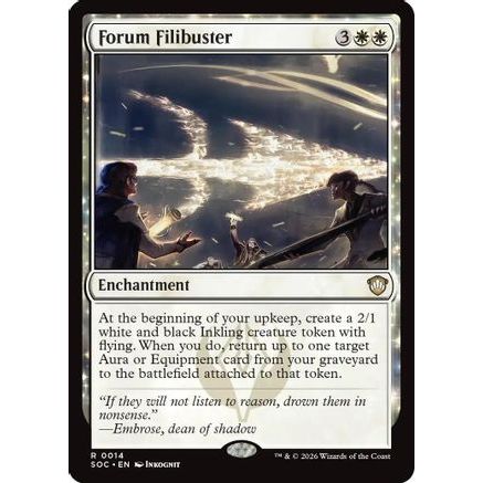 Forum Filibuster (SOC-014) - Commander: Secrets of Strixhaven