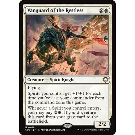 Vanguard of the Restless (SOC-016) - Commander: Secrets of Strixhaven