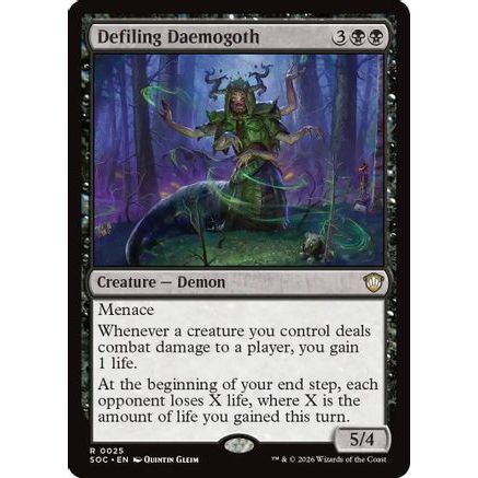 Defiling Daemogoth (SOC-025) - Commander: Secrets of Strixhaven