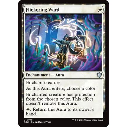 Flickering Ward (SOC-109) - Commander: Secrets of Strixhaven