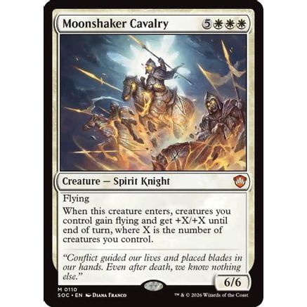 Moonshaker Cavalry (SOC-110) - Commander: Secrets of Strixhaven