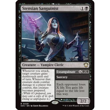Stensian Sanguinist (SOC-029) - Commander: Secrets of Strixhaven