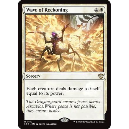 Wave of Reckoning (SOC-112) - Commander: Secrets of Strixhaven