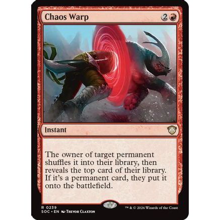 Chaos Warp (SOC-239) - Commander: Secrets of Strixhaven
