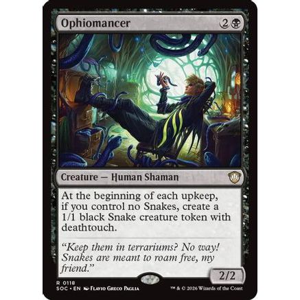 Ophiomancer (SOC-118) - Commander: Secrets of Strixhaven