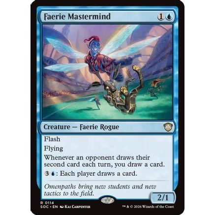 Faerie Mastermind (SOC-114) - Commander: Secrets of Strixhaven