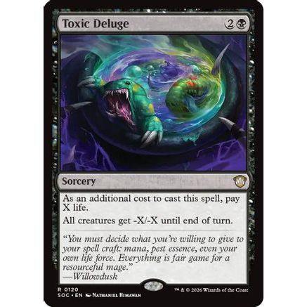 Toxic Deluge (SOC-120) - Commander: Secrets of Strixhaven