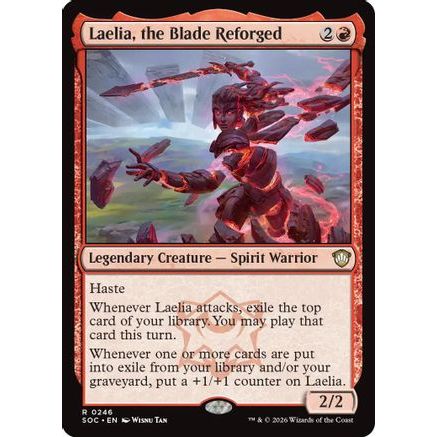 Laelia, the Blade Reforged (SOC-246) - Commander: Secrets of Strixhaven