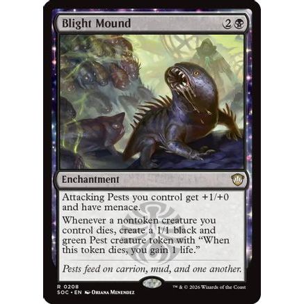 Blight Mound (SOC-208) - Commander: Secrets of Strixhaven
