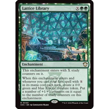 Lattice Library (SOC-040) - Commander: Secrets of Strixhaven
