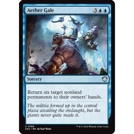 Aether Gale (SOC-186) - Commander: Secrets of Strixhaven