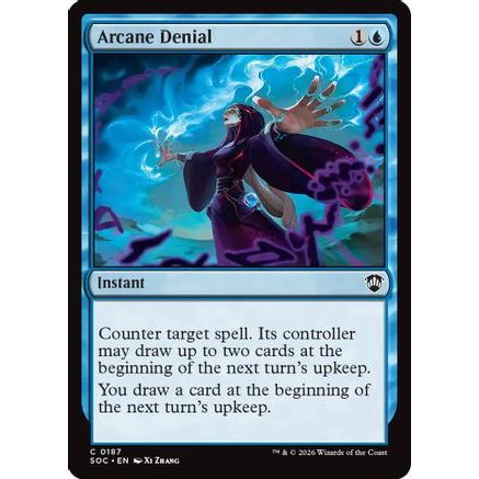 Arcane Denial (SOC-187) - Commander: Secrets of Strixhaven