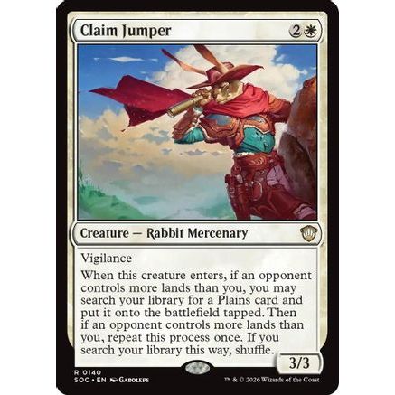Claim Jumper (SOC-140) - Commander: Secrets of Strixhaven